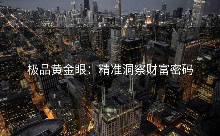 极品黄金眼：精准洞察财富密码