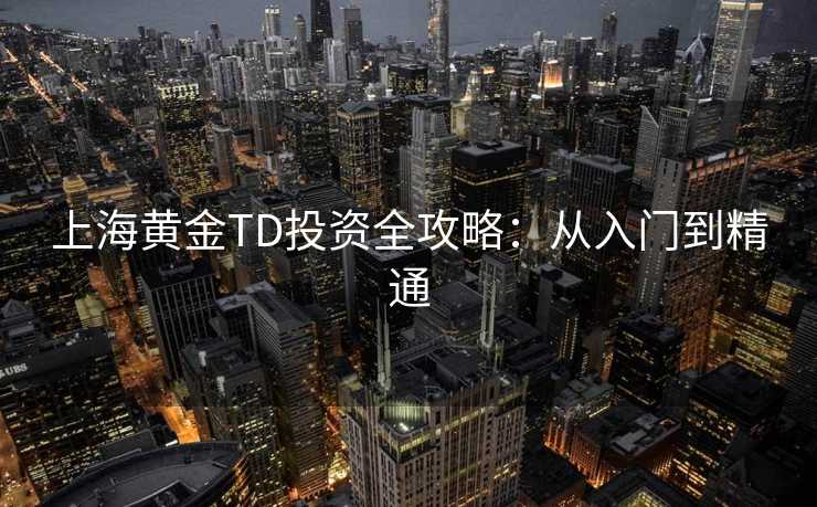 上海黄金TD投资全攻略：从入门到精通
