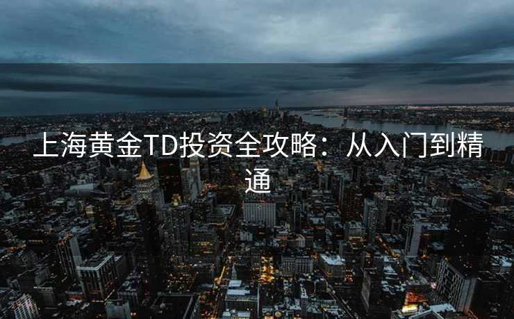 上海黄金TD投资全攻略：从入门到精通